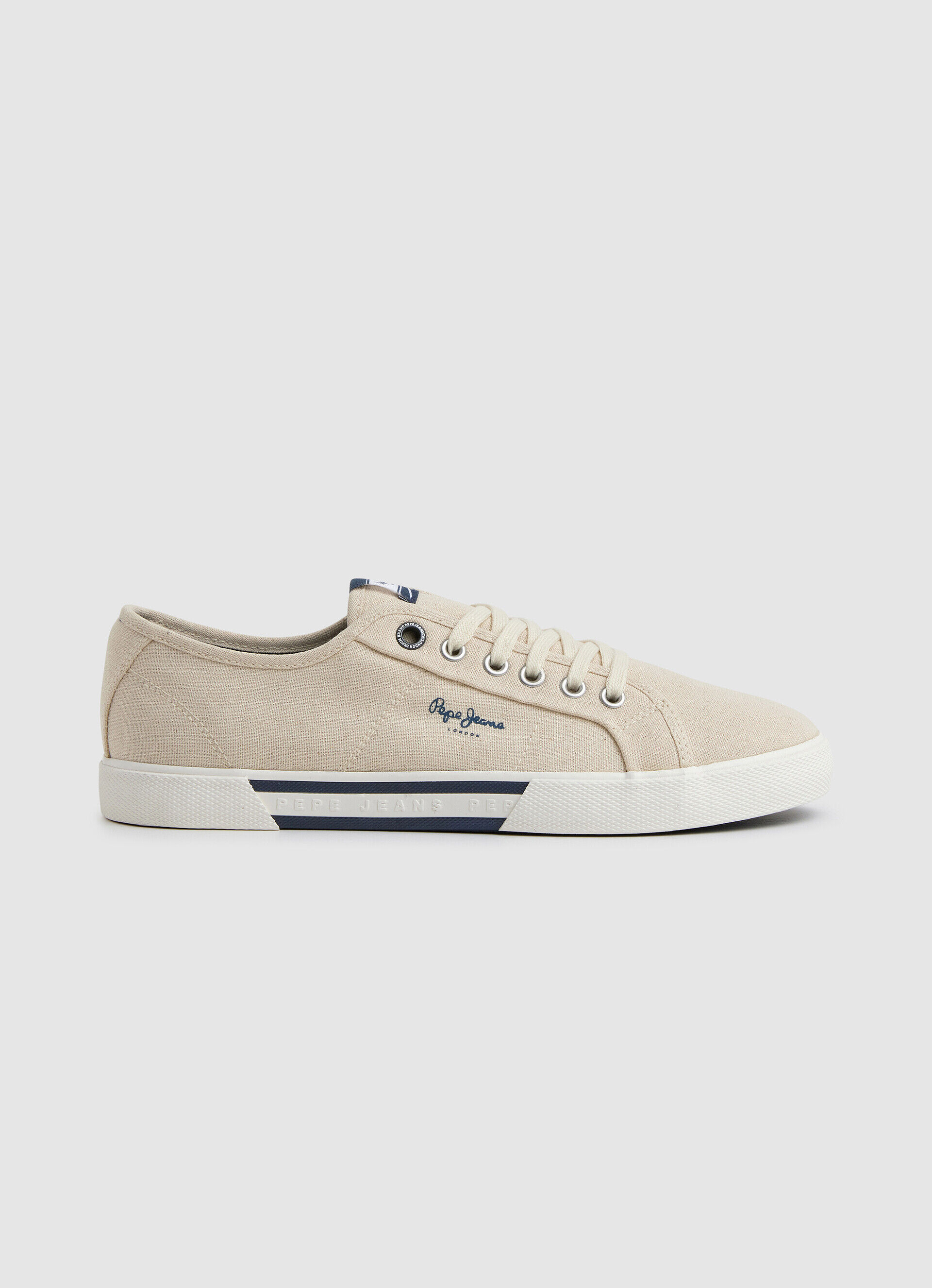 Tênis Brady Basic - bege e branco