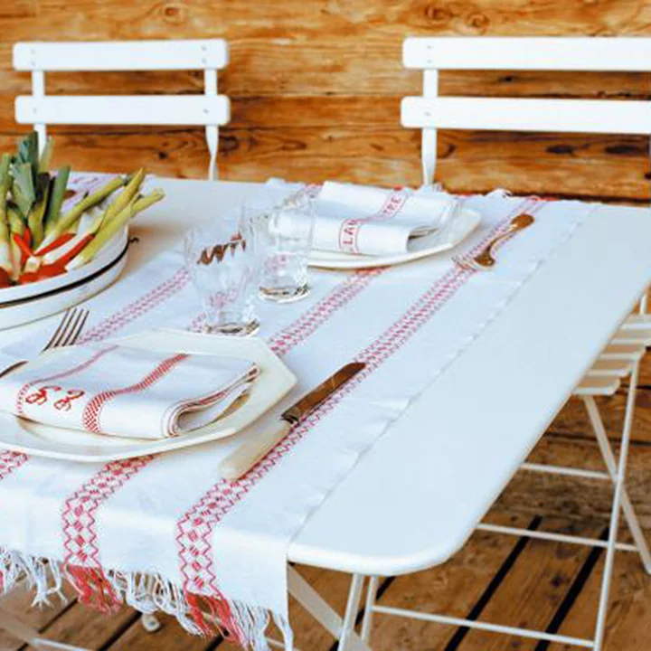 Fermob - Bistro Klapptisch, rechteckig, 77 x 57 cm, acapulcoblau