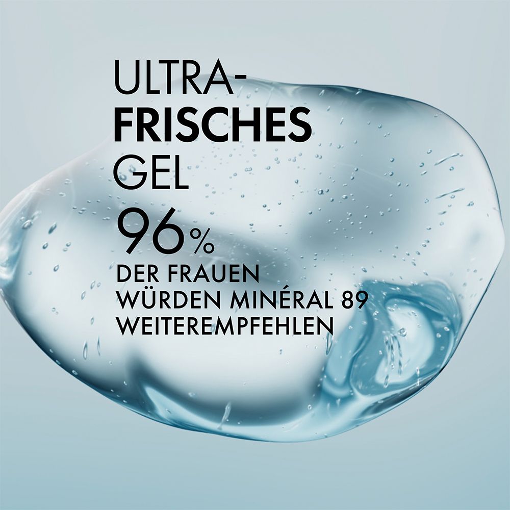 VICHY Minéral 89 Hyaluron-Boost mit Sofort-Effekt + Mineral 89 72h Cream 15ml GRATIS