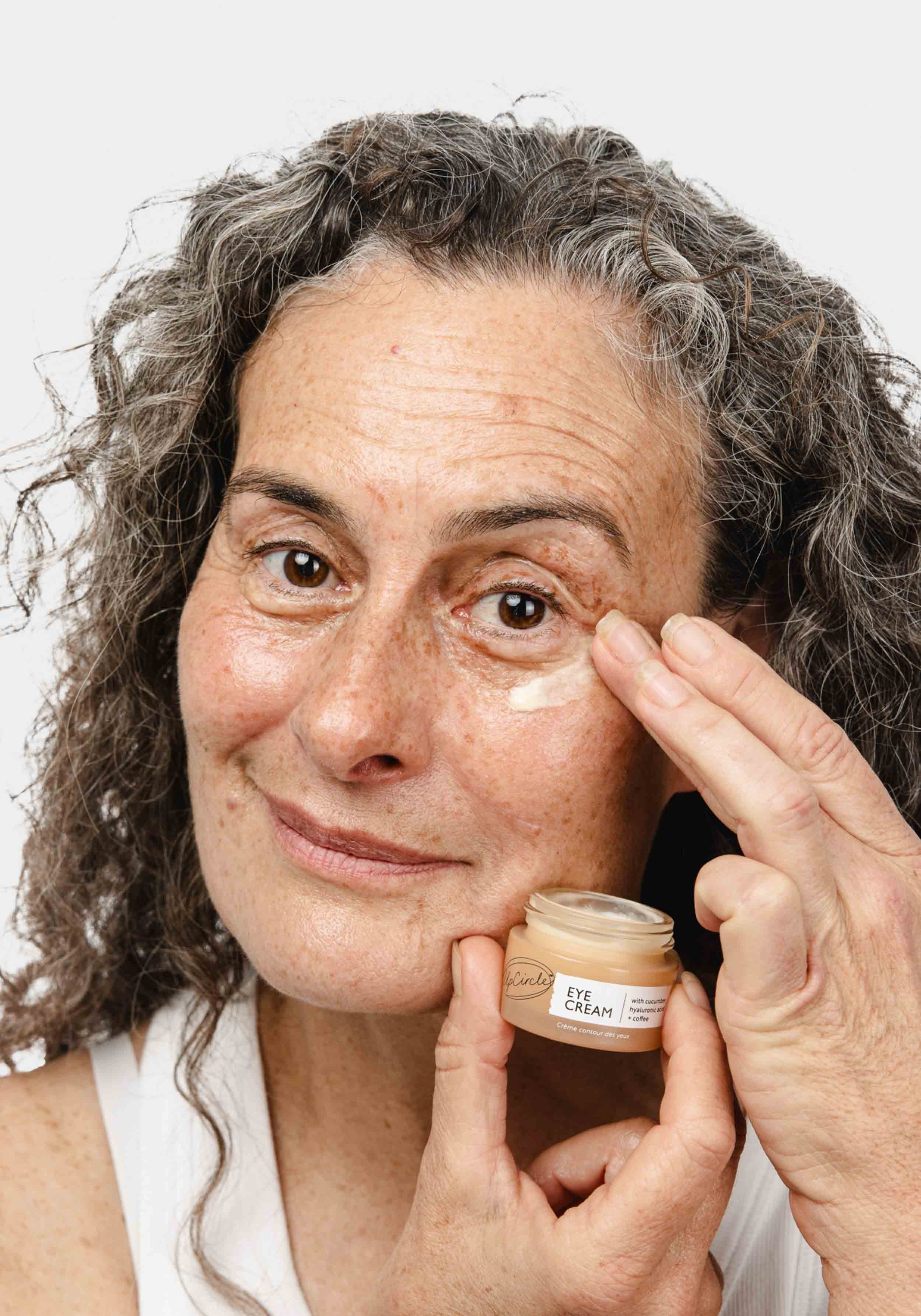 UpCircle Augencreme Eye Cream Cucumber, Hyaluronic Acid, Coffee