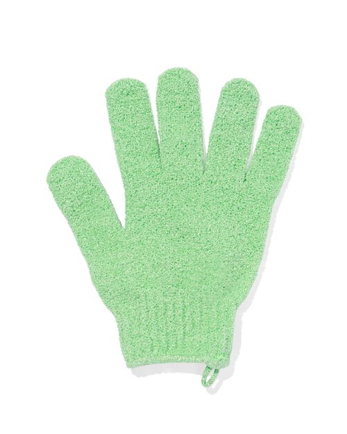 gant exfoliant vert