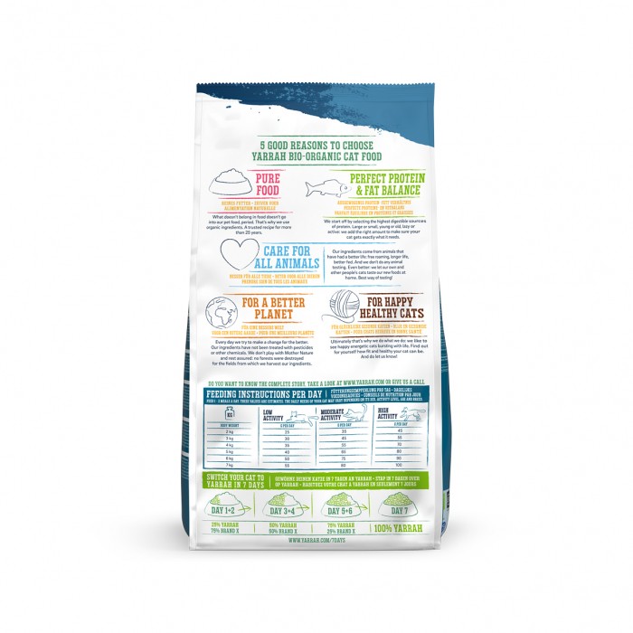 Yarrah croquettes bio pour chat adulte