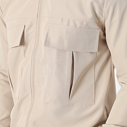Veste Zippée Beige