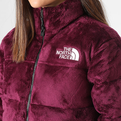 Doudoune Fourrure Femme Versa Velours Nuptse A84F9 Violet