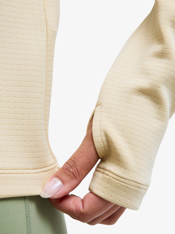 Boundless Spirit Tech Haut à manches longues respirant Beige Femme