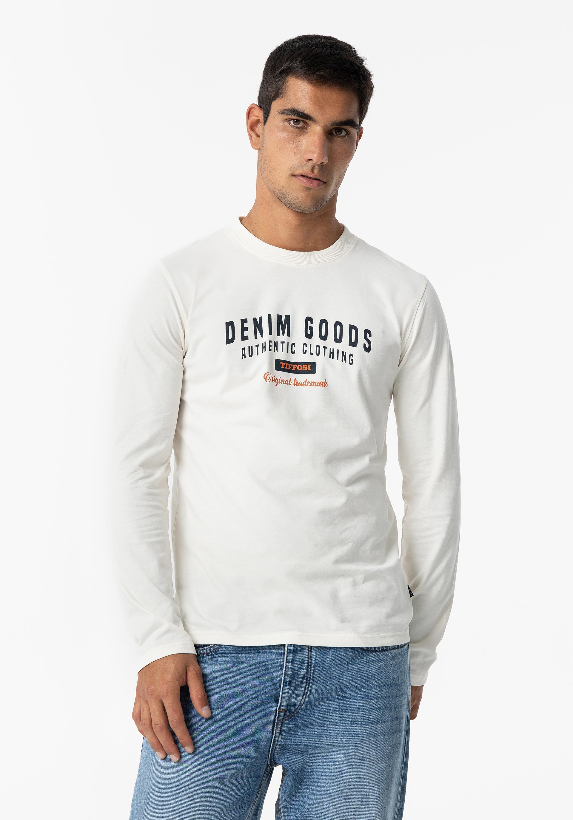 T-shirt Estampado Frontal Toque Suave
