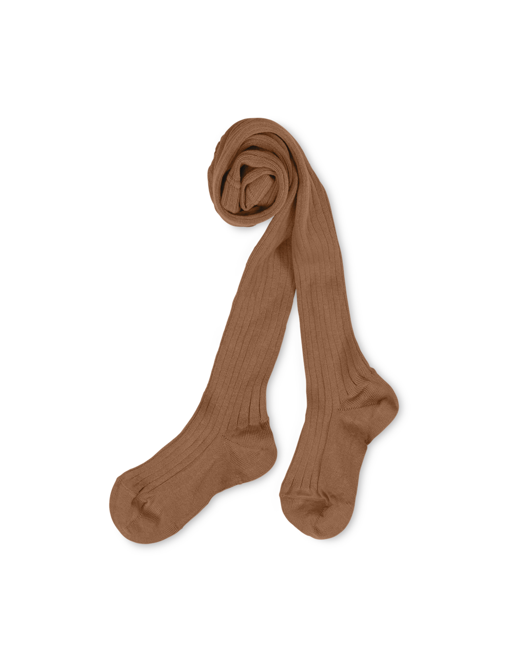 Basic Rib Tights - Cinnamon
