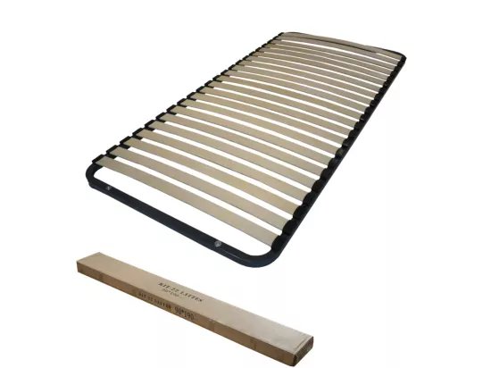 Sommier démontable 90x190 22 lattes - 22 lattes bois - Fabrication française