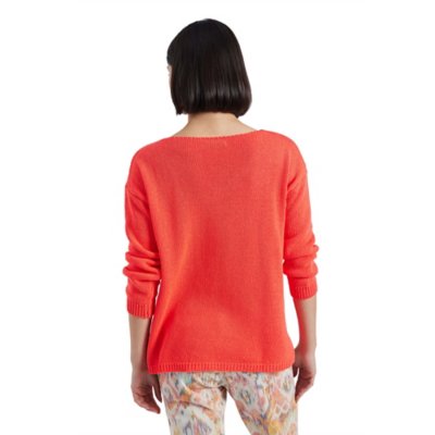 Pull femme Maille Unie Asymetrique PLEASE