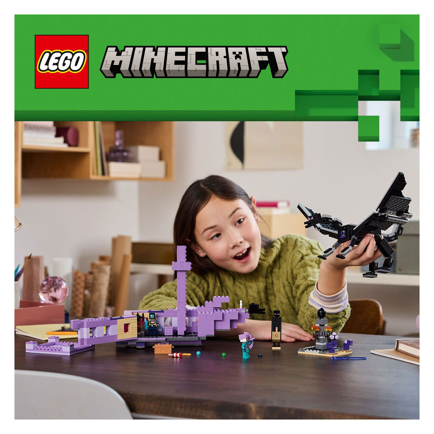 LEGO Minecraft 21264 De Enderdraak en het End-Schip