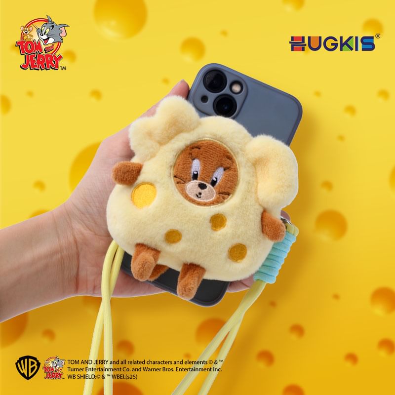 HUGKIS - Tom & Jerry Chenille Crossbody Bag / Telefoonclip Bevestiging / Set (Verschillende Ontwerpen)