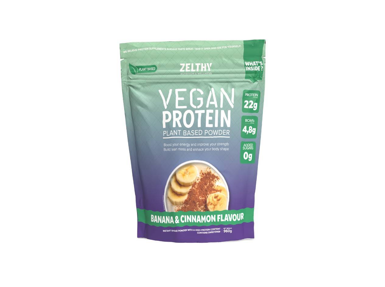 PROTEINA VEGETAL ZELTHY BANANA E CANELA 960G