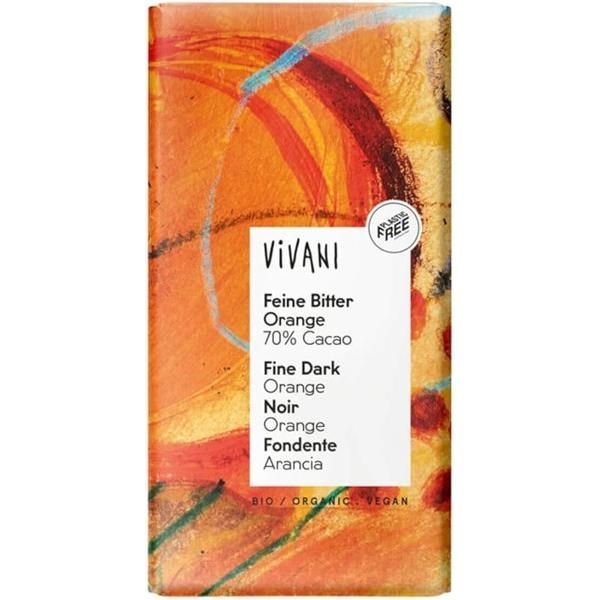 Chocolate Preto Bio Com Laranja