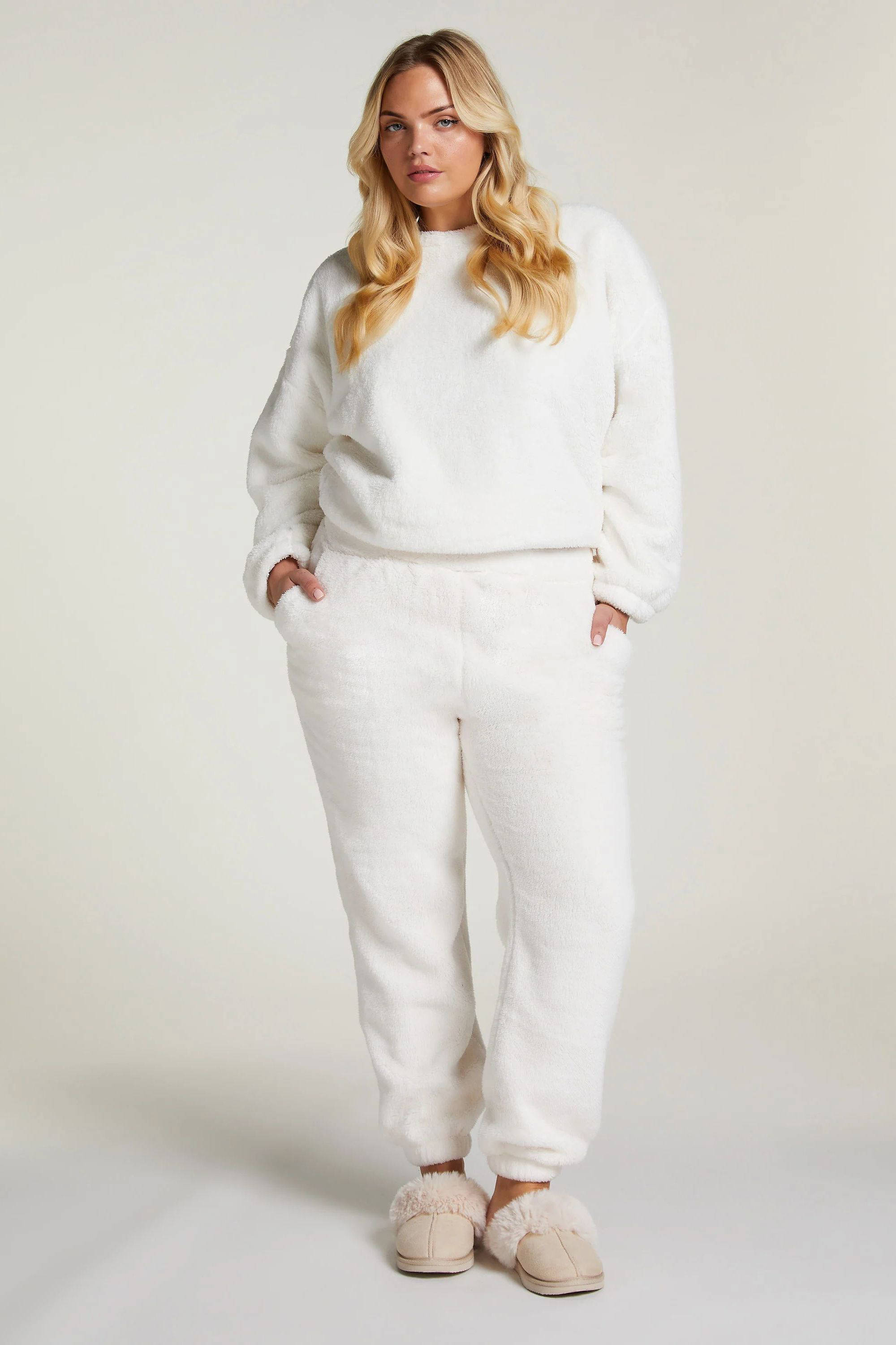 Hunkemöller teddy loungetop Snuggle wit