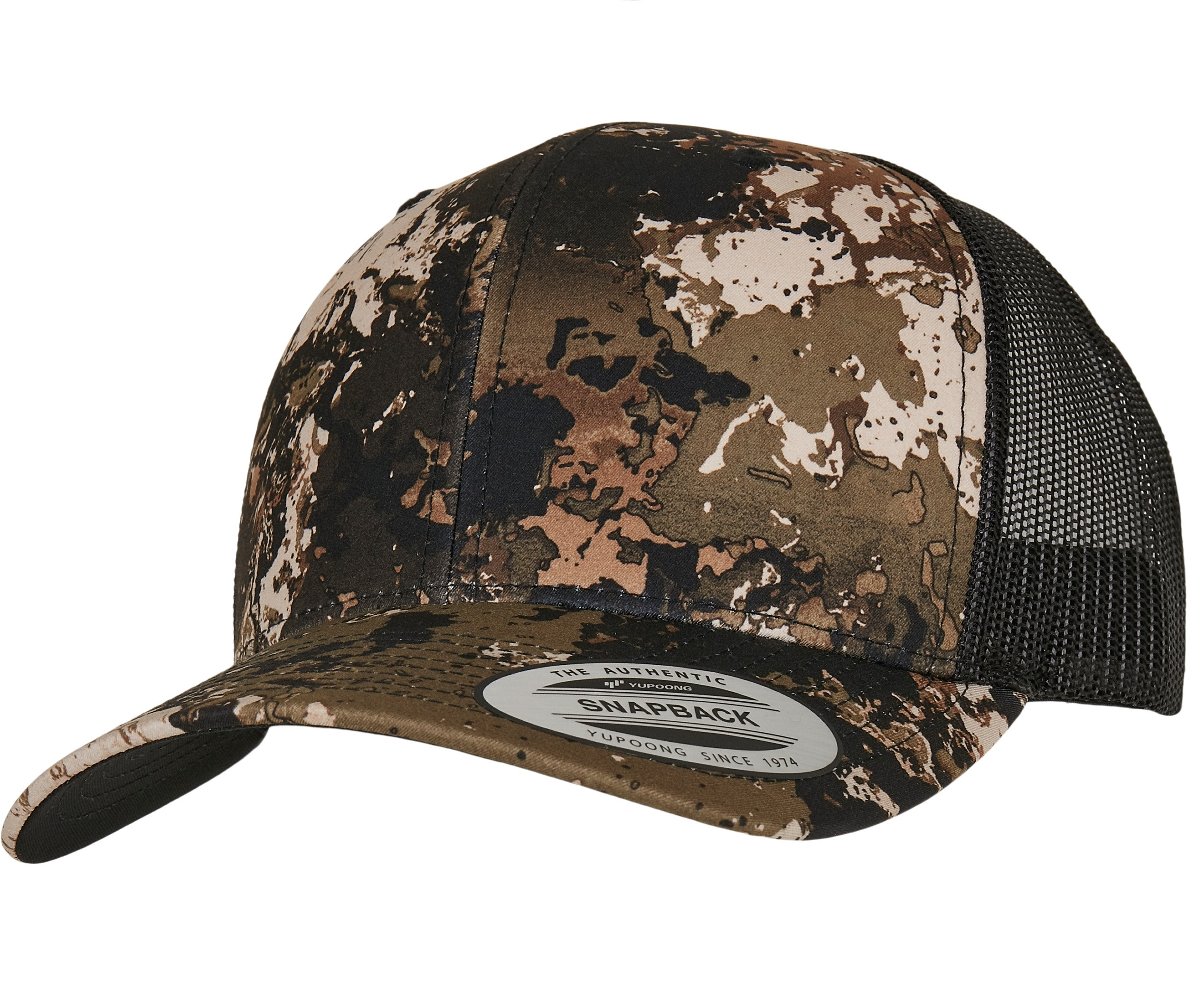 FLEXFIT 6606VC - Casquette trucker motif cendré