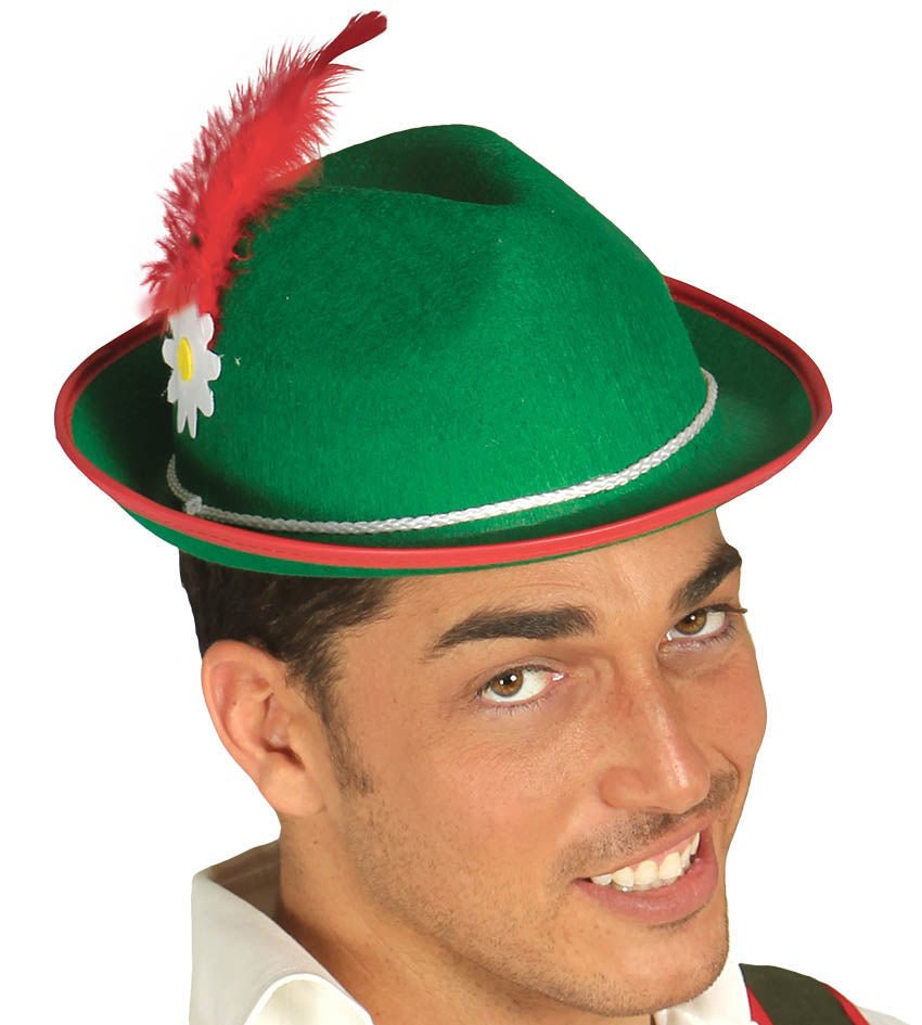 Oktoberfest Tiroler Hoed Groen