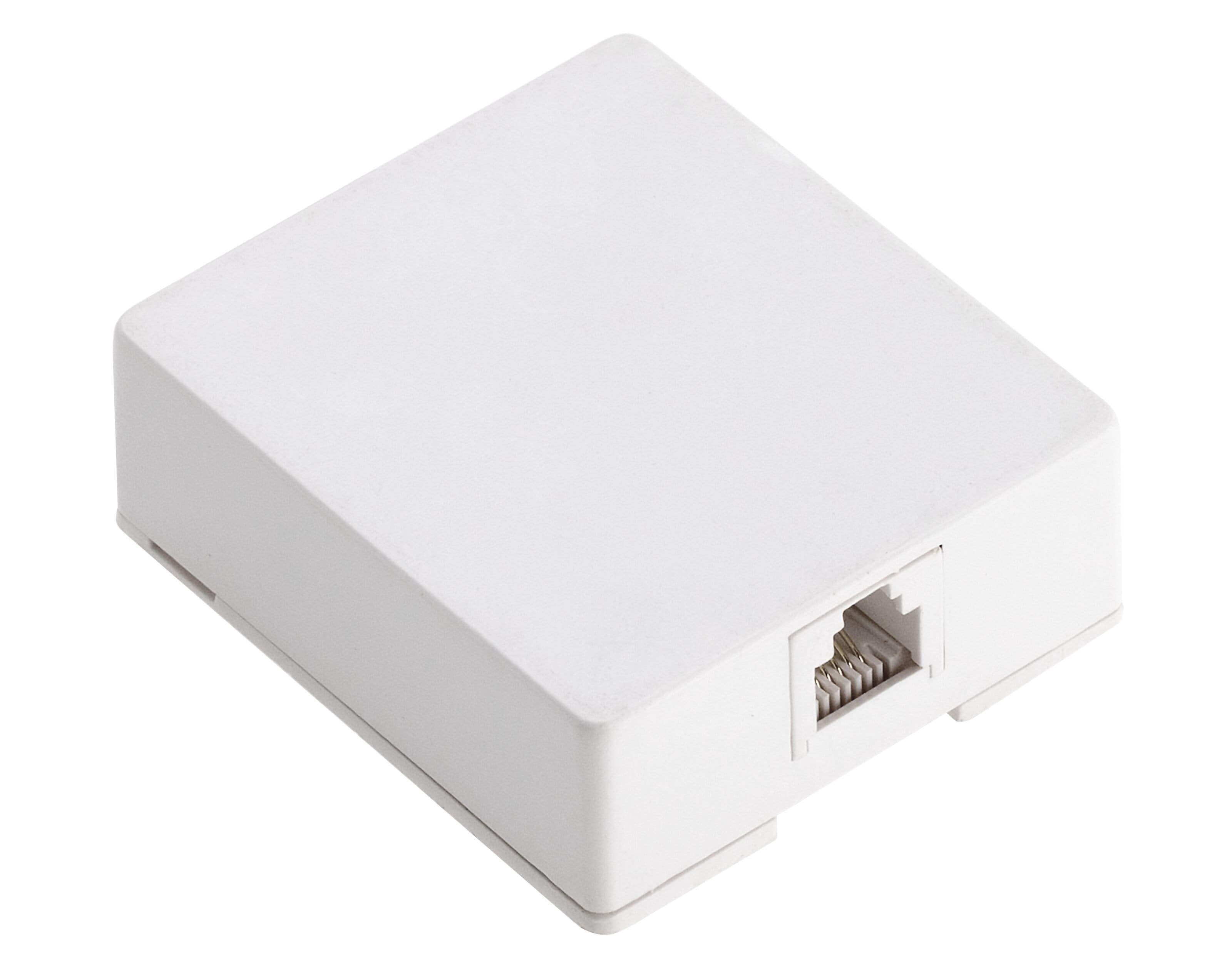 Utenpåliggende RJ11-uttak