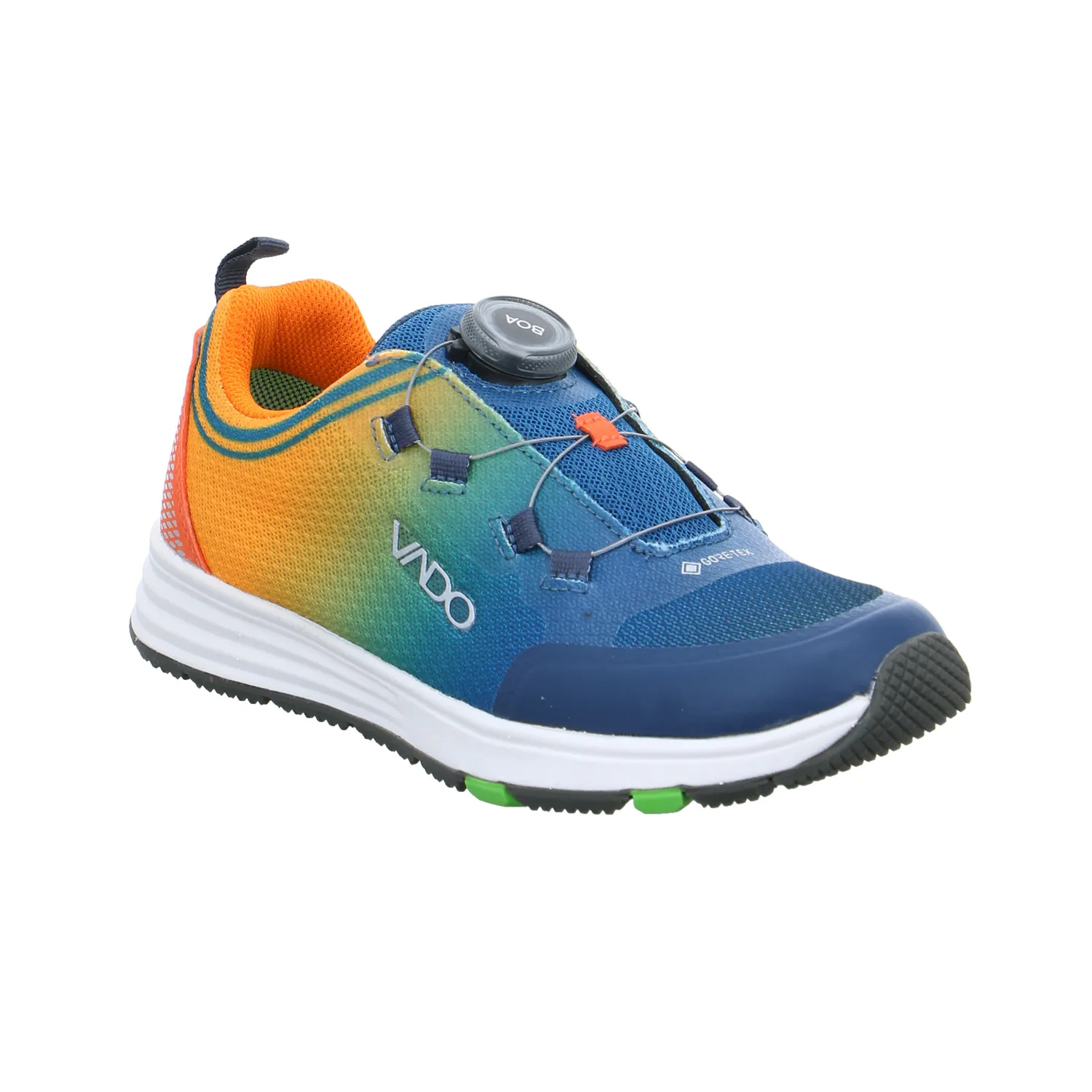 VADO Jugend-Halbschuh Petrol Textil  Sneaker Outdoor