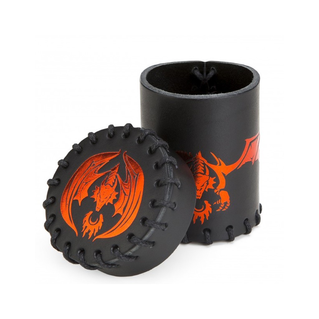 Gobelet à Dés - Flying Dragon - Cuir Noir