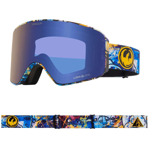 Masque de ski DRAGON NFX MAG OTG BENCHETLER24/LLDARKSMOKE+LLFLASHBLUE