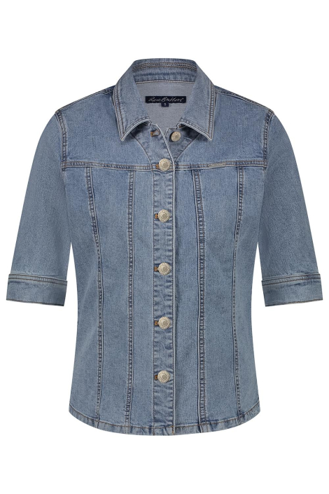 Red Button blauwe dames blouse