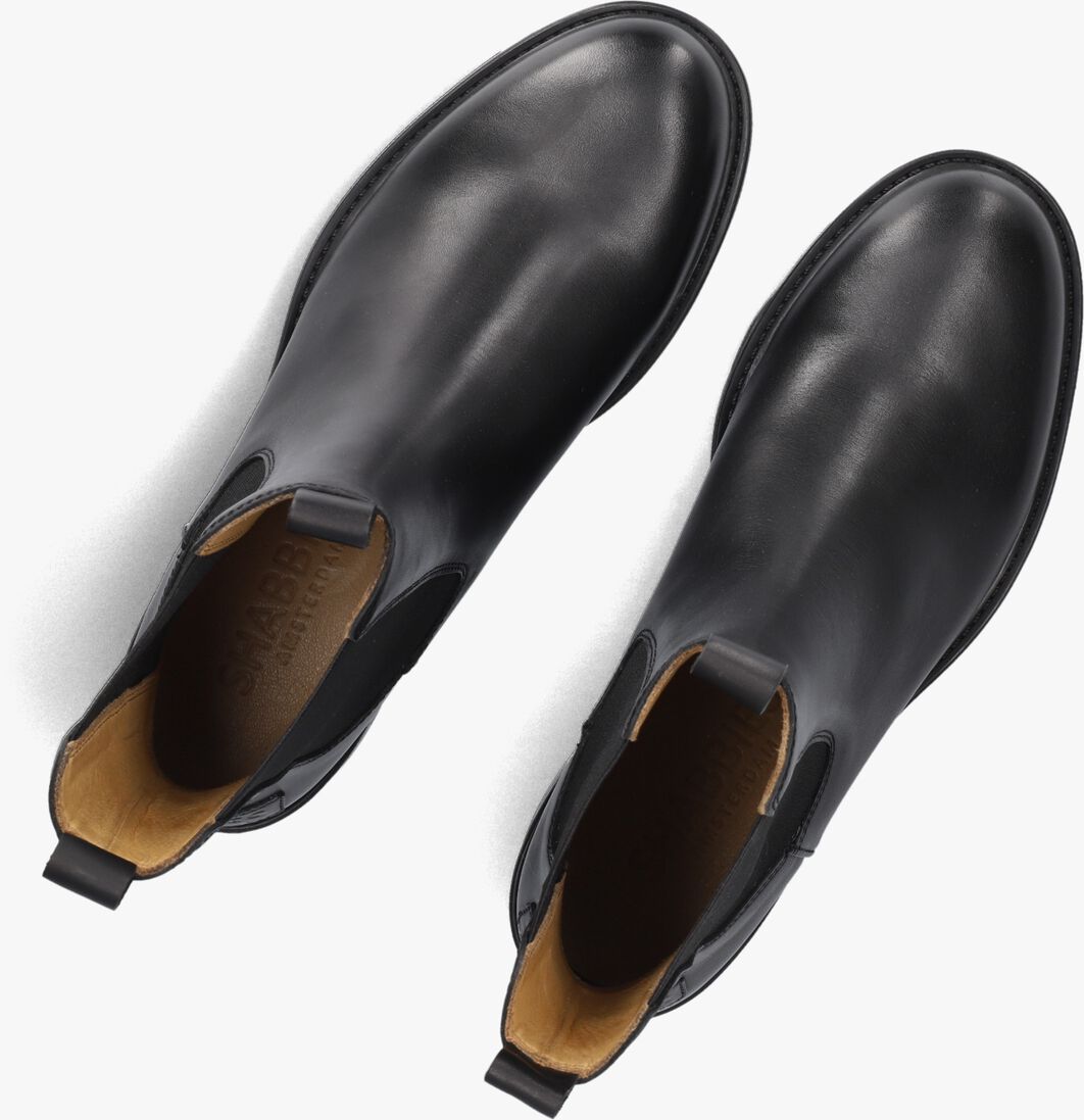 zwarte shabbies chelsea boots dean shelley