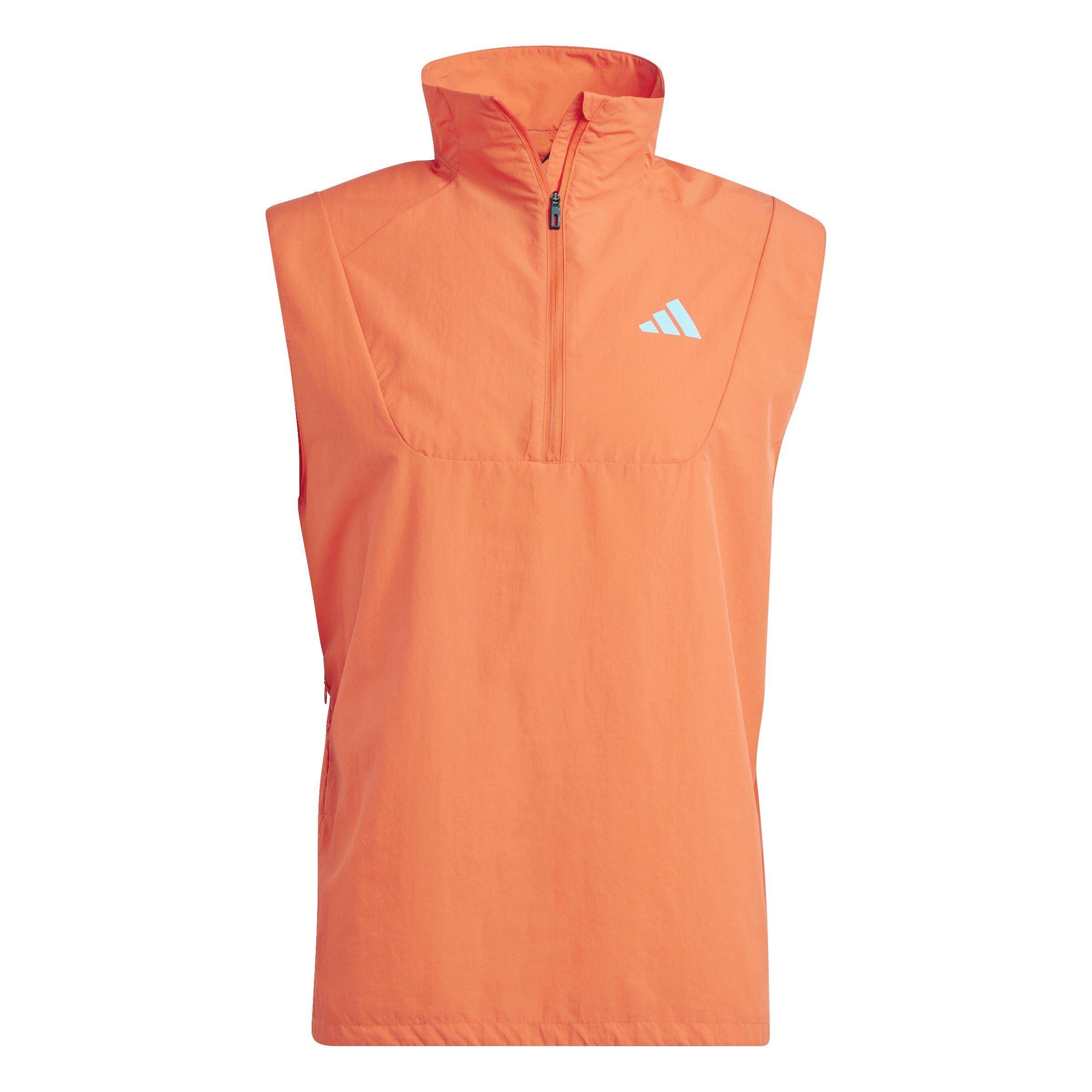 adidas Adizero Half Zip Running Vest Mens