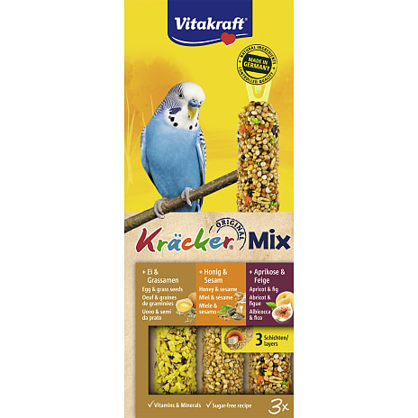 Fuglesnacks mix undulat