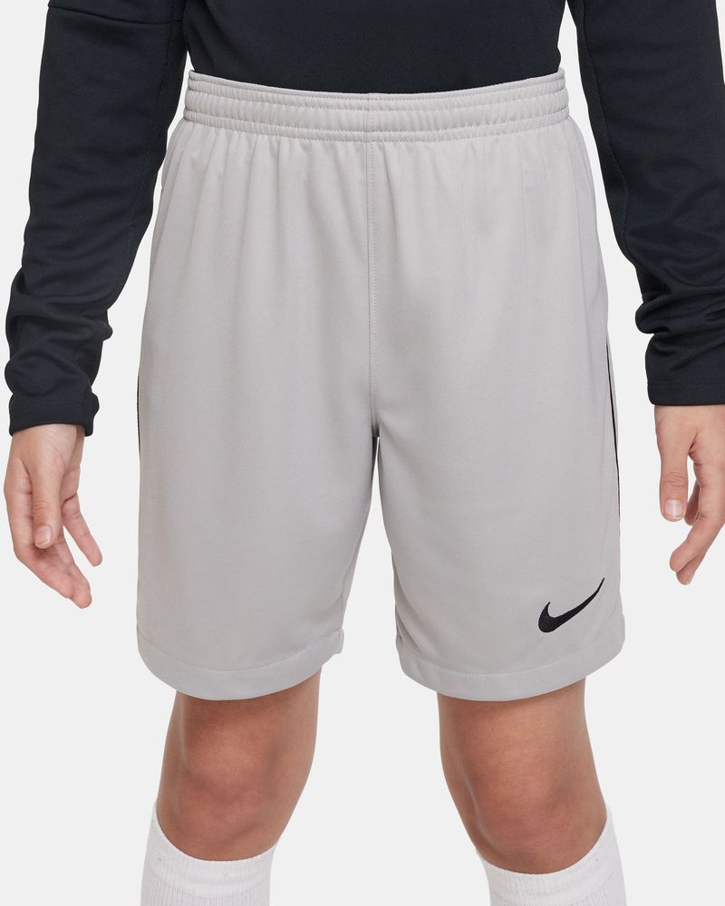 Short de football Nike League Knit III Gris pour enfant