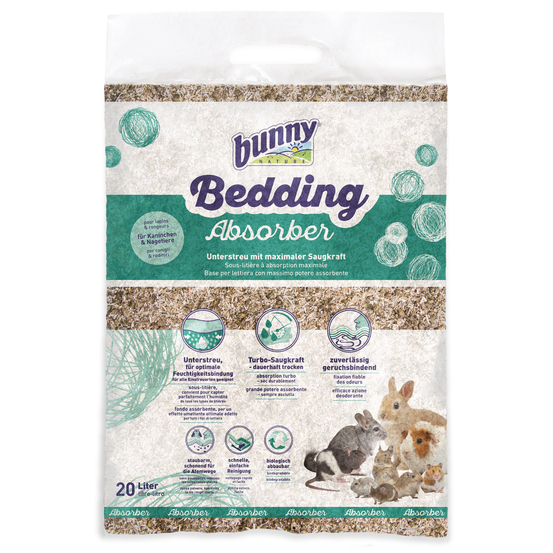 Litière Bunny Bedding Absorber 20 litres