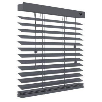 vtwonen houten jaloezie 50 mm basalt (kleurnr. 955) 80x180 cm (bxh)