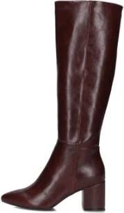 Mexx Heeled High Boot Pluck Mila Burgundy Red Dames