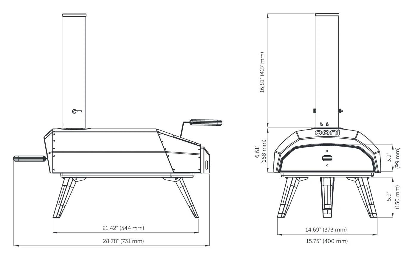 Pizzaofen Karu 12 Multi<br>Outdoor Pizzagrill