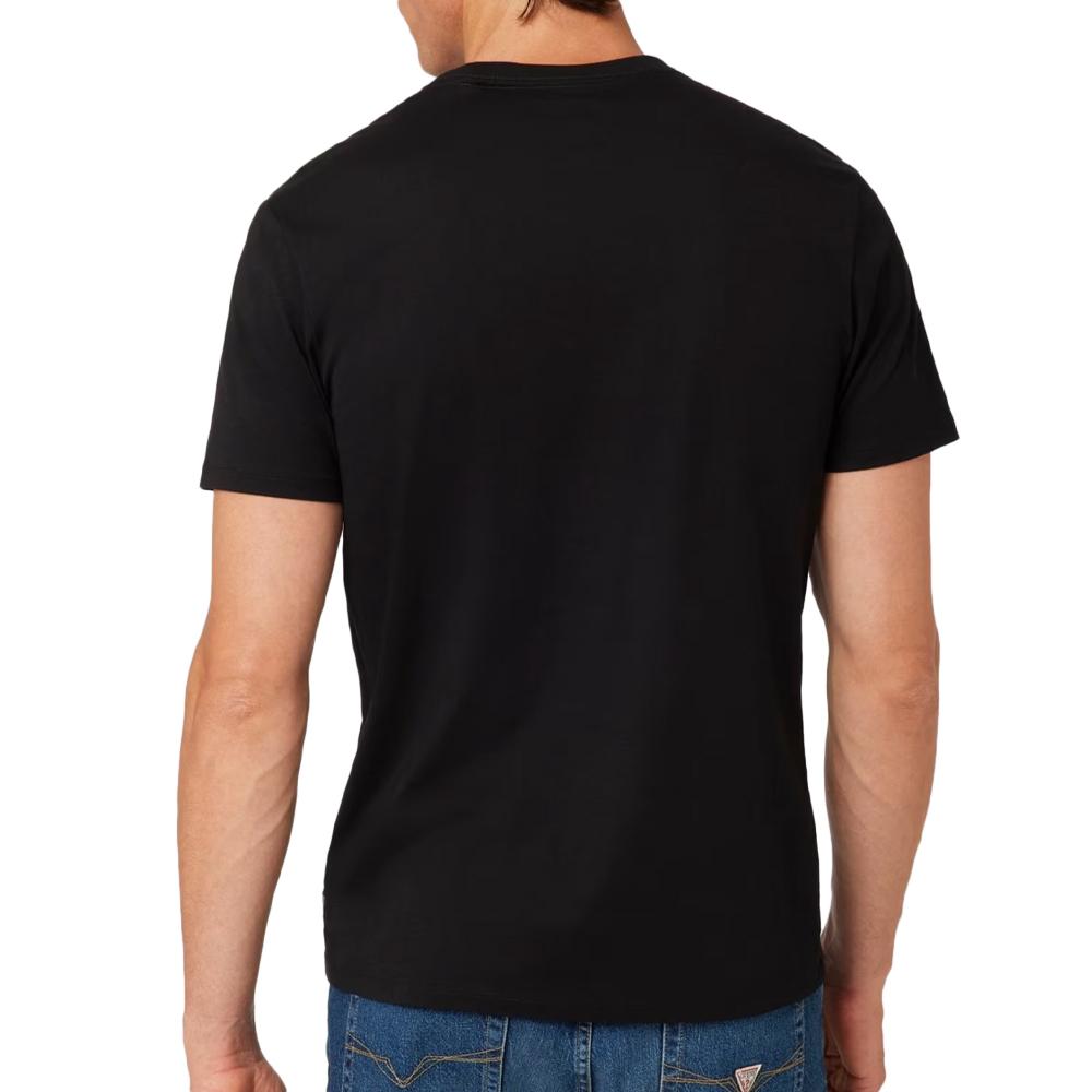 Guess T-shirt Noir Homme Guess Metallic1K