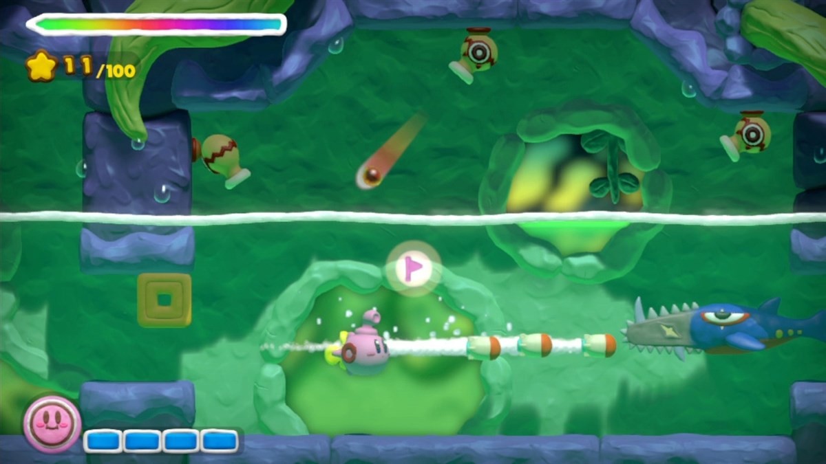 Kirby And The Rainbow Paintbrush- Wii U