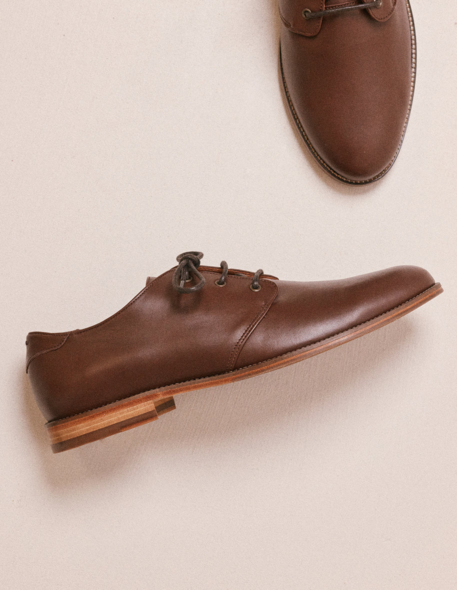 Derbies Alphonse - Cuir marron