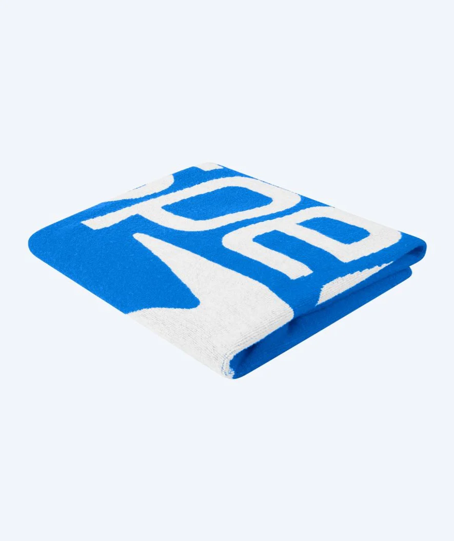 Speedo badehåndklæde - Logo - Blå/hvid