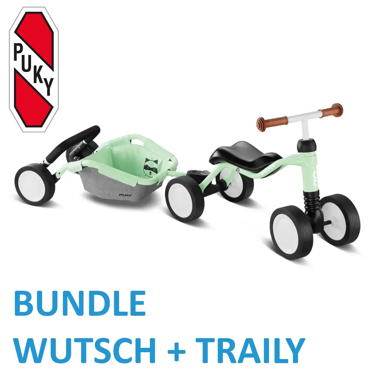PUKY Puky Laufrad Wutsch Traily Bundle