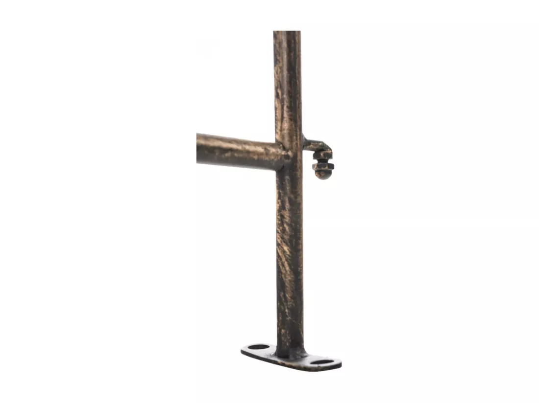Lot de 4 Clôture de jardin - Métal & Métal - Bronze - Mangold