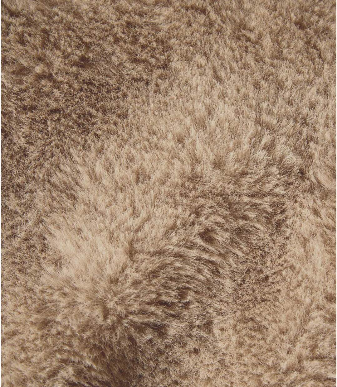 Parka Fourrée à Capuche Fausse Fourrure
