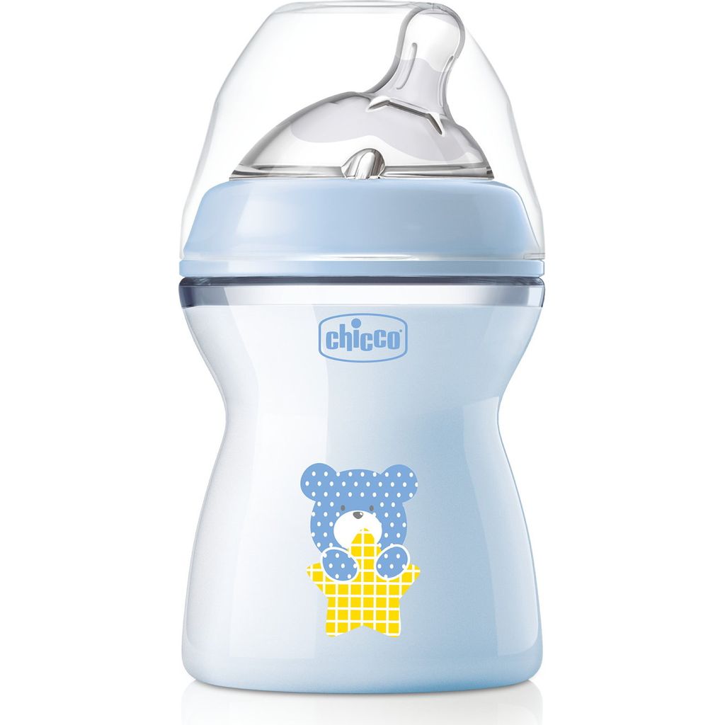 ChiccoChicco   Babyfläschchen Natural Feeling blue 330ml