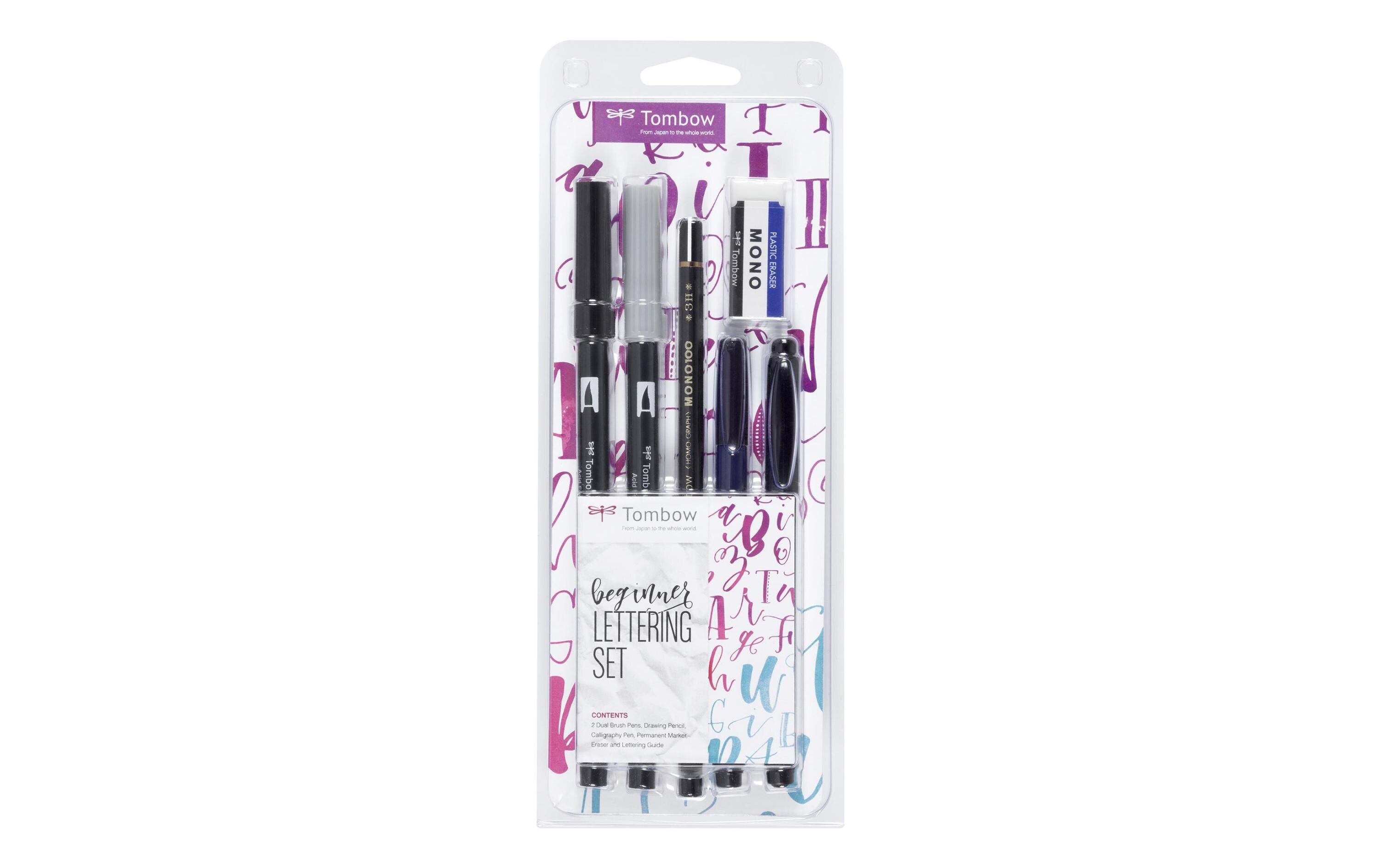 Fasermaler Lettering Beginner SchwarzHand Lettering-Set