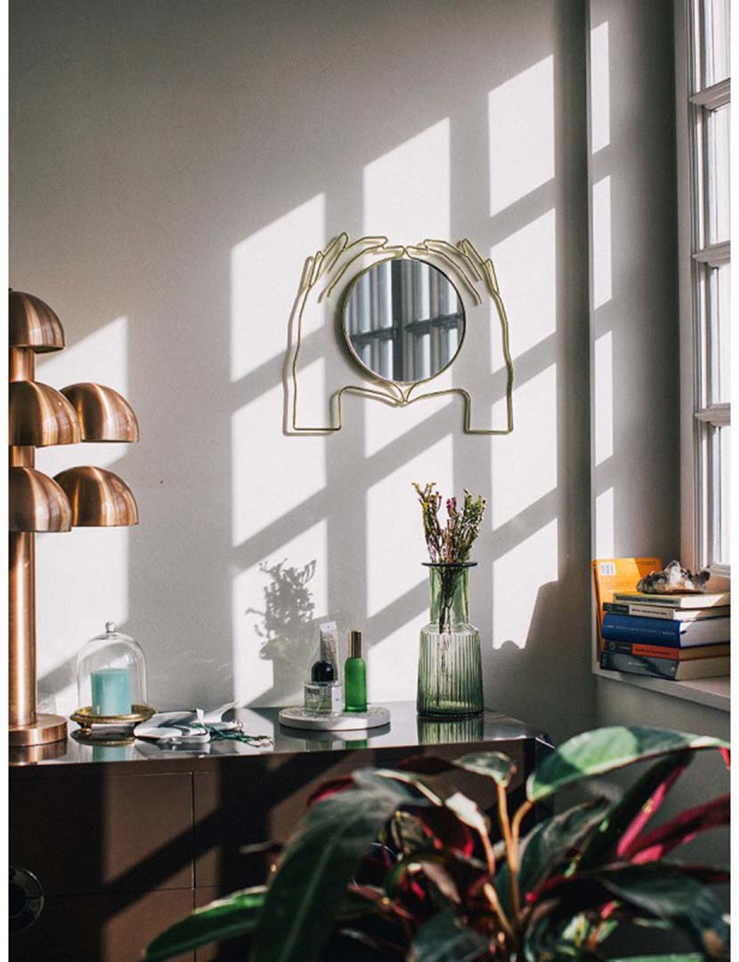 Xéria Wall Mirror L Gold