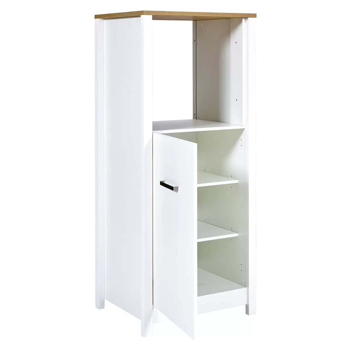 Geräte-Hochschrank Sicilia Artisan Eiche,weiss