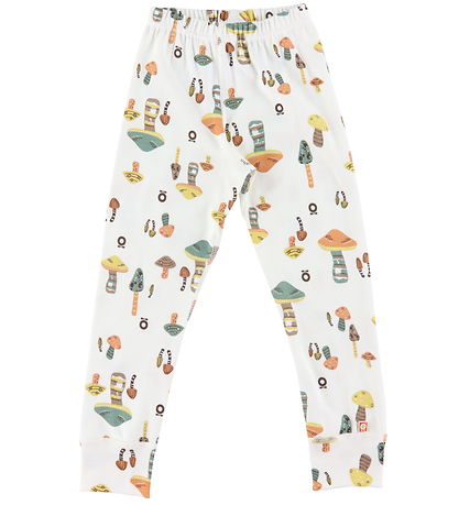 Katvig Leggings - Weiß m. Pilze