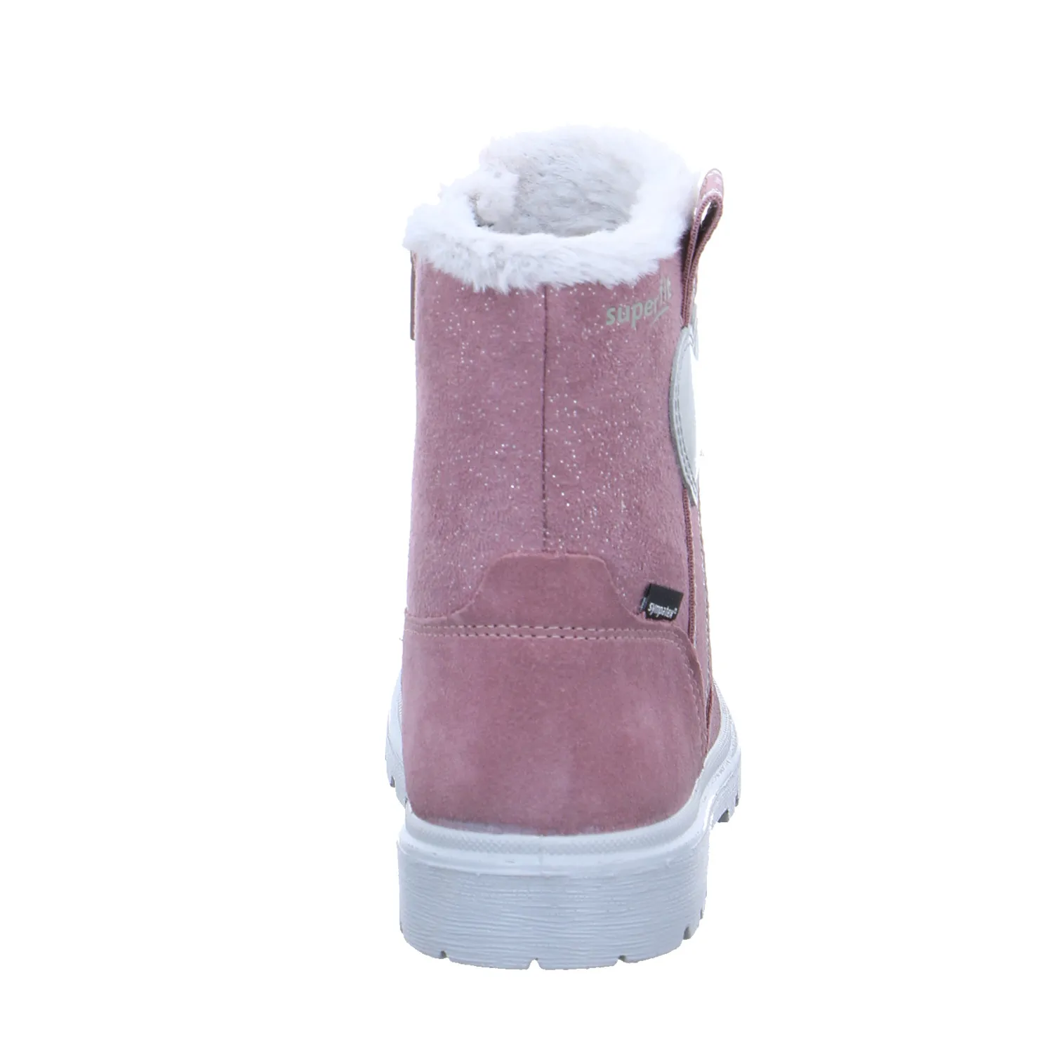 SUPERFIT Kleinkinder-Winterstiefel Rosa Textil  Stiefel