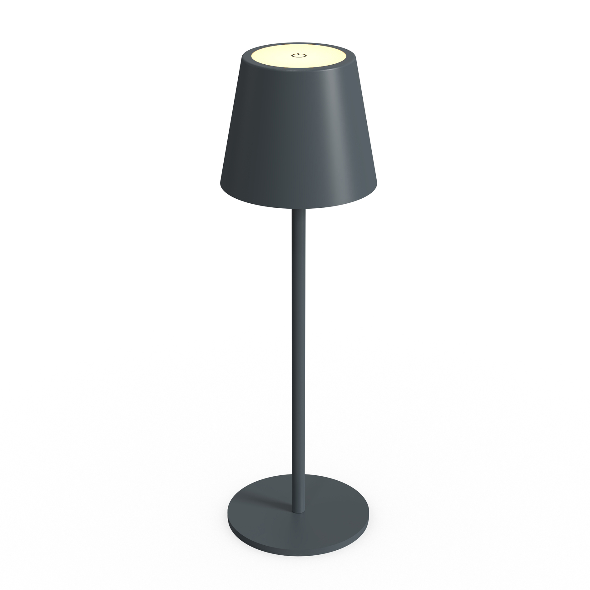 LED-RGB-Tischleuchte - anthrazit - Touchdimmer