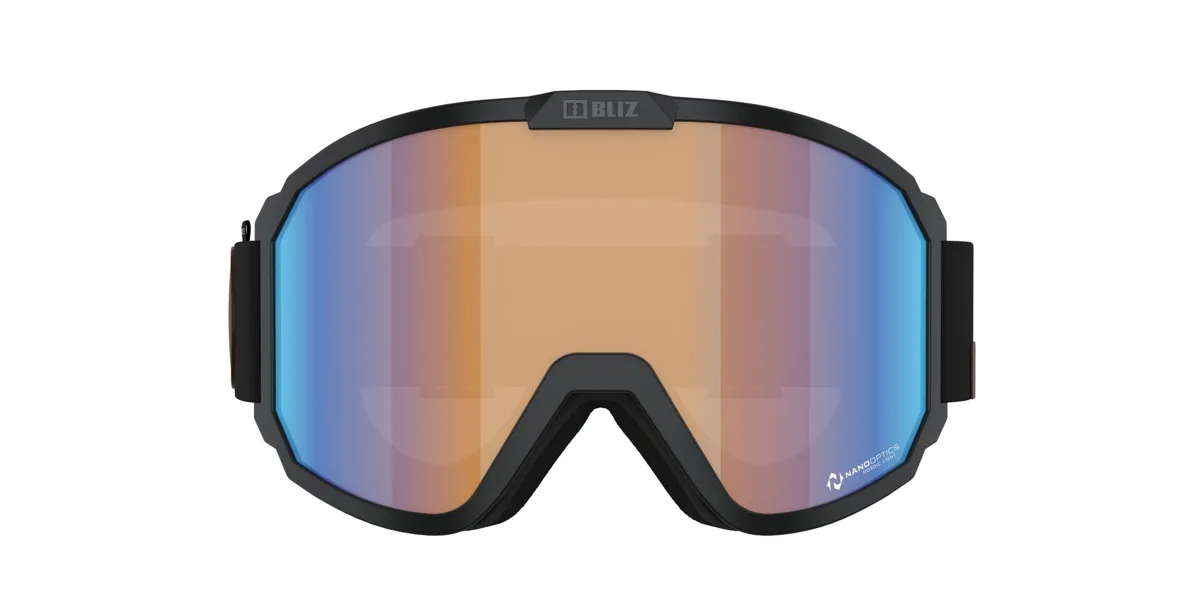 Bliz Rave MATT BLACK-WHITE LOGO/N_O_N_ORANGE&BLUE