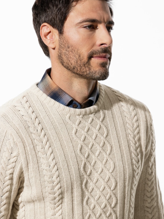 Aran-Pullover