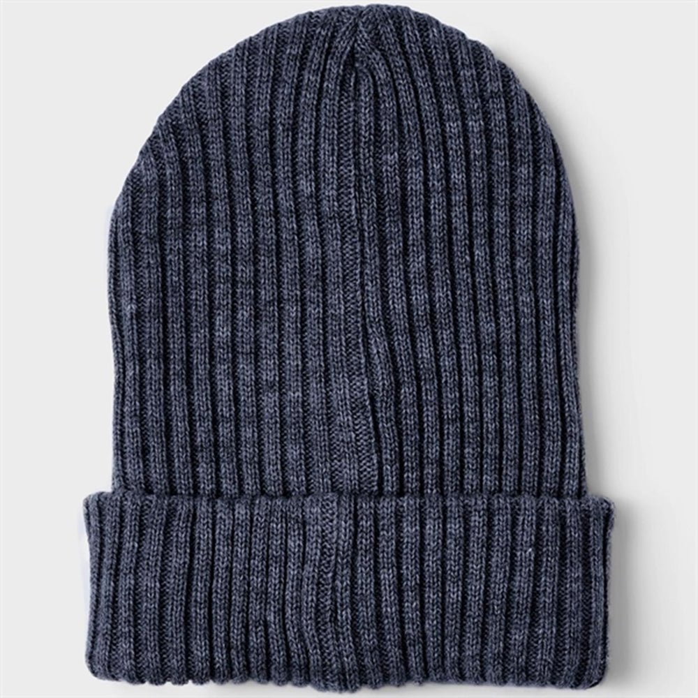 Dark Sapphire Milan Strik Beanie - Name It